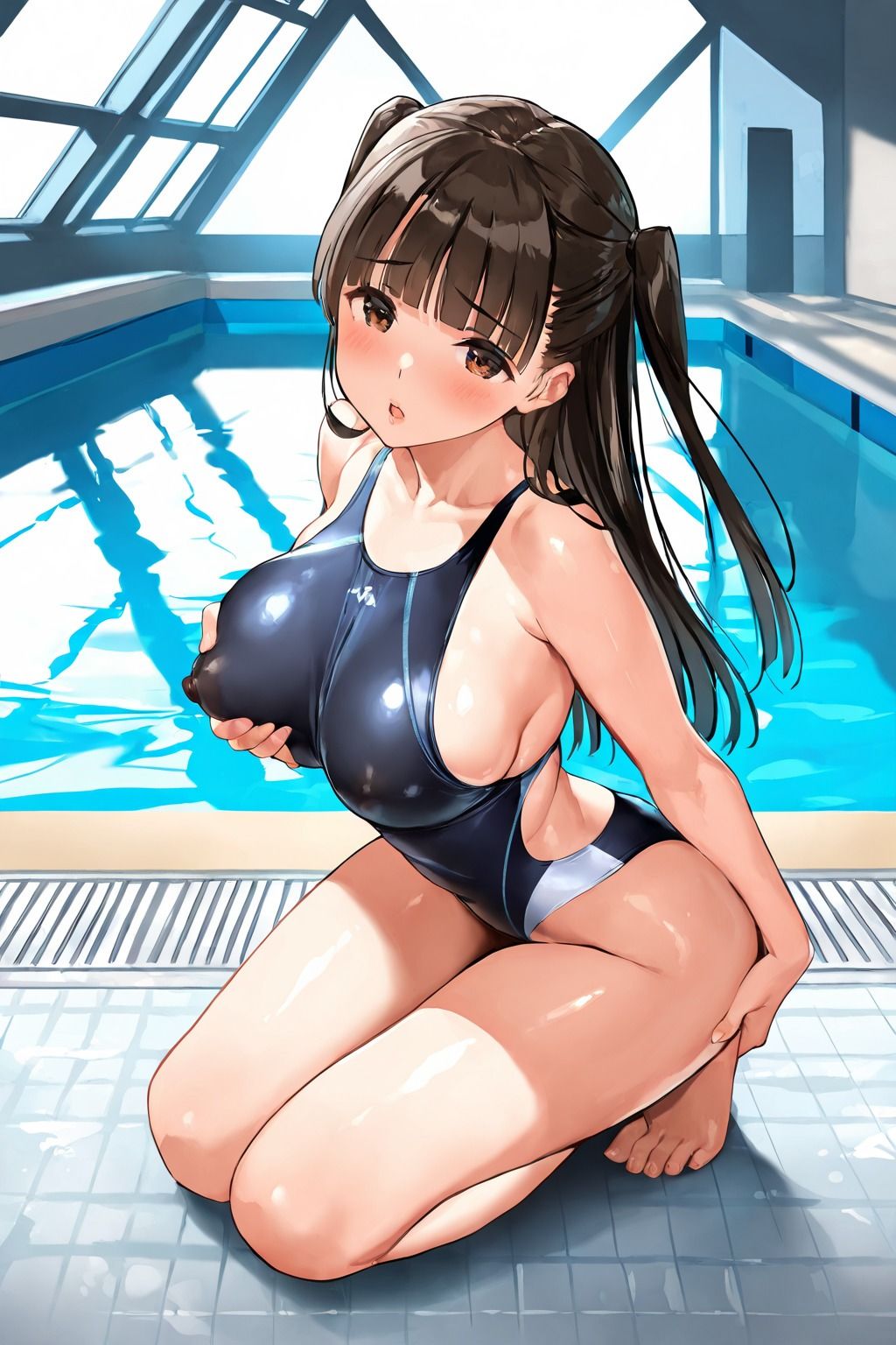 サンプル画像6:弟の巨乳の元カノを水着撮影と言って呼び出してみた(Kai楽Club) [d_537607]