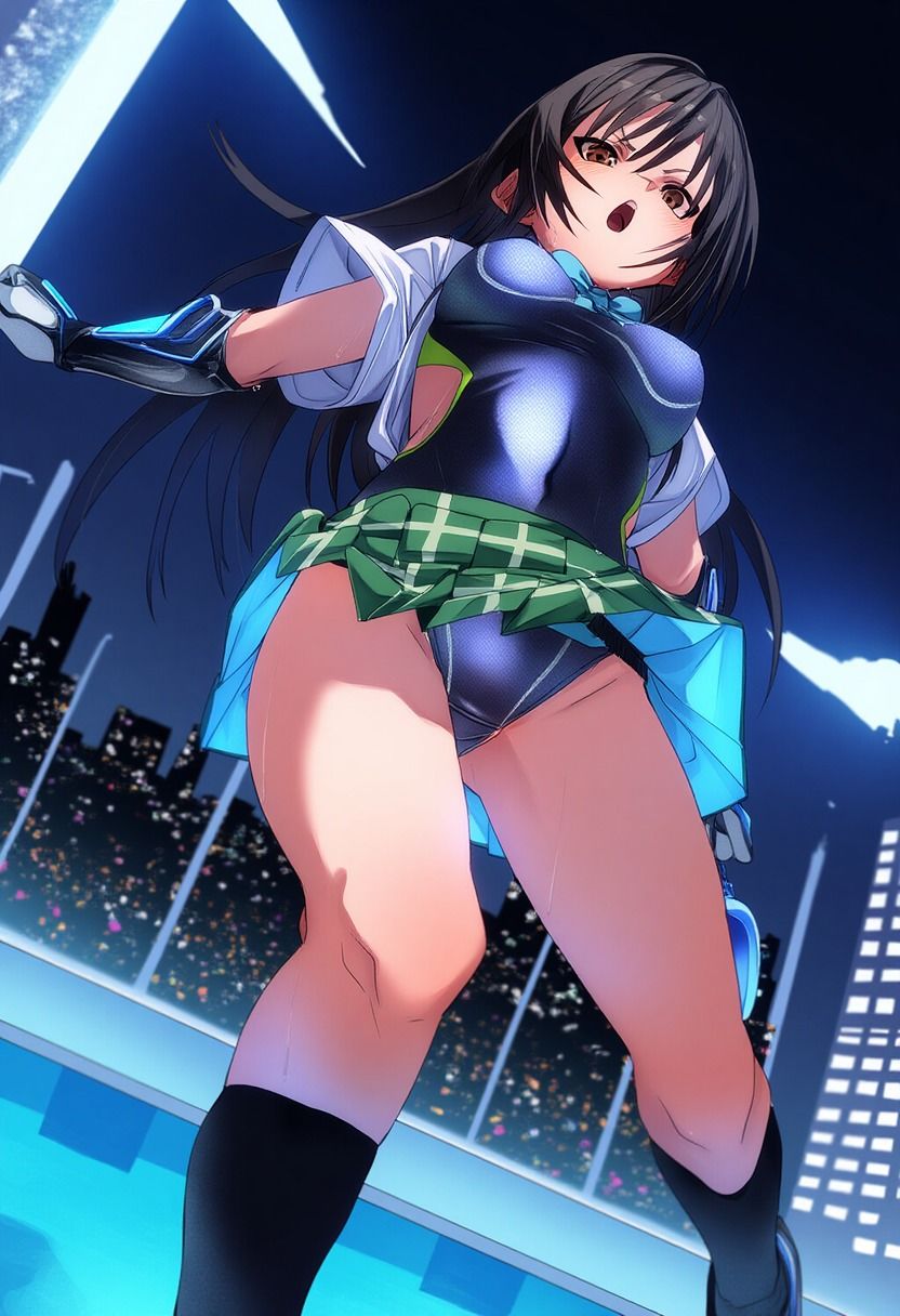 サンプル画像2:風紀委員長は競泳水着を着こむ(潮吹きジョニー) [d_537650]