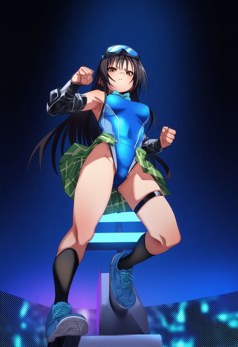 サンプル画像4:風紀委員長は競泳水着を着こむ(潮吹きジョニー) [d_537650]