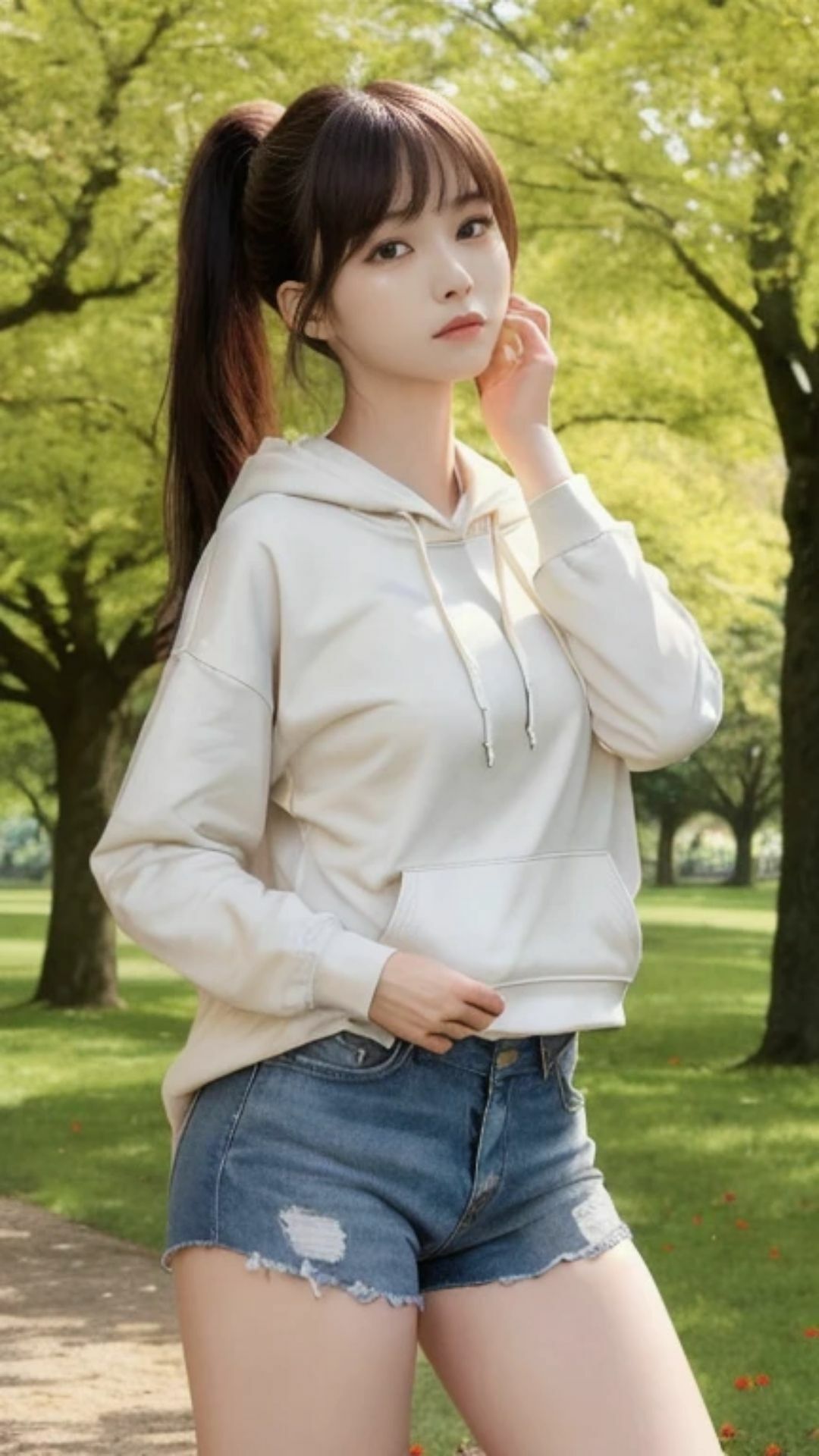 サンプル画像2:ポニテとショーパン(Cherry Boy) [d_537685]