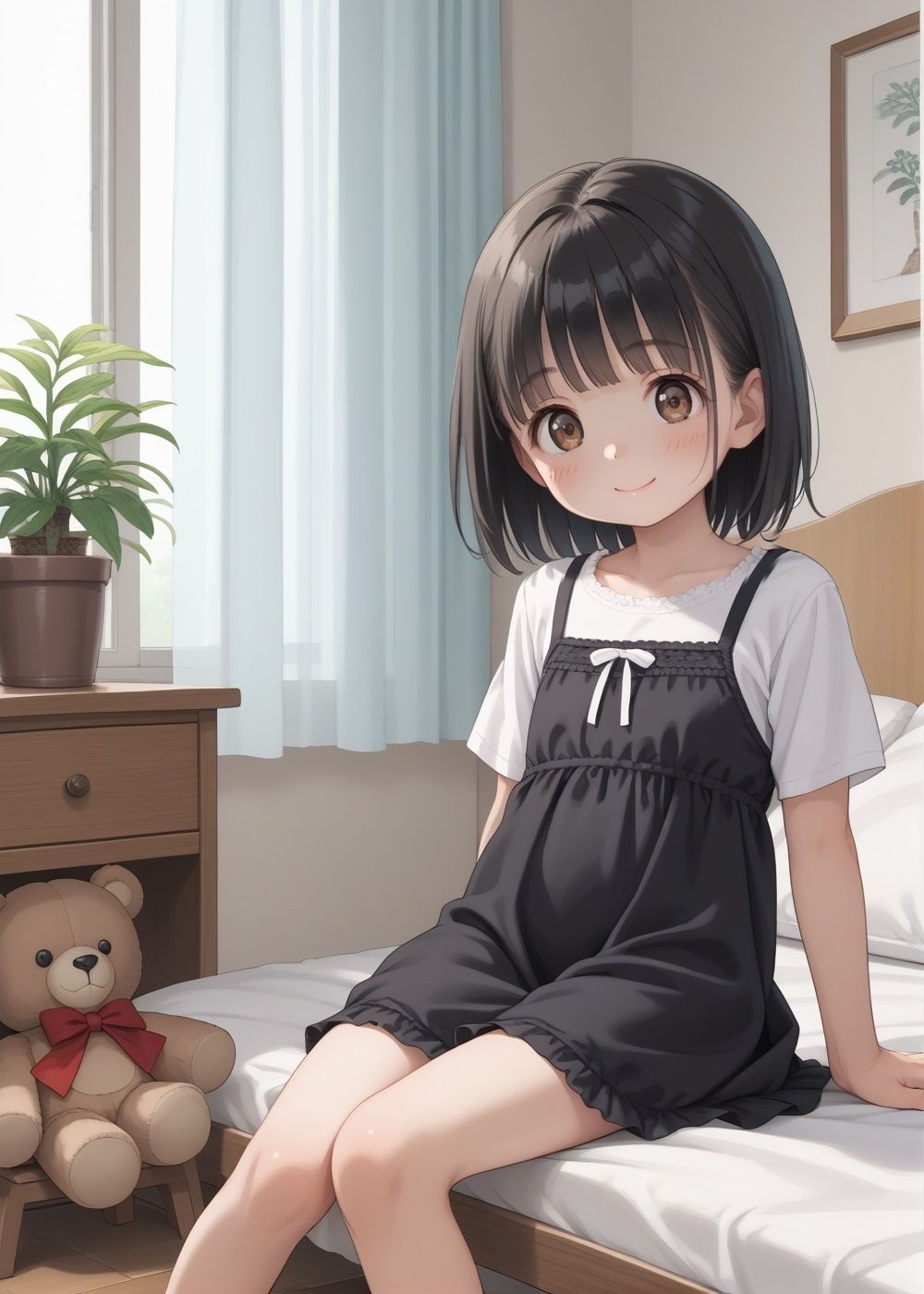 サンプル画像1:可愛いつるぺた姪っ子との種付けセックス日記(あめりかん極太ロリロリそーせーじ) [d_537730]