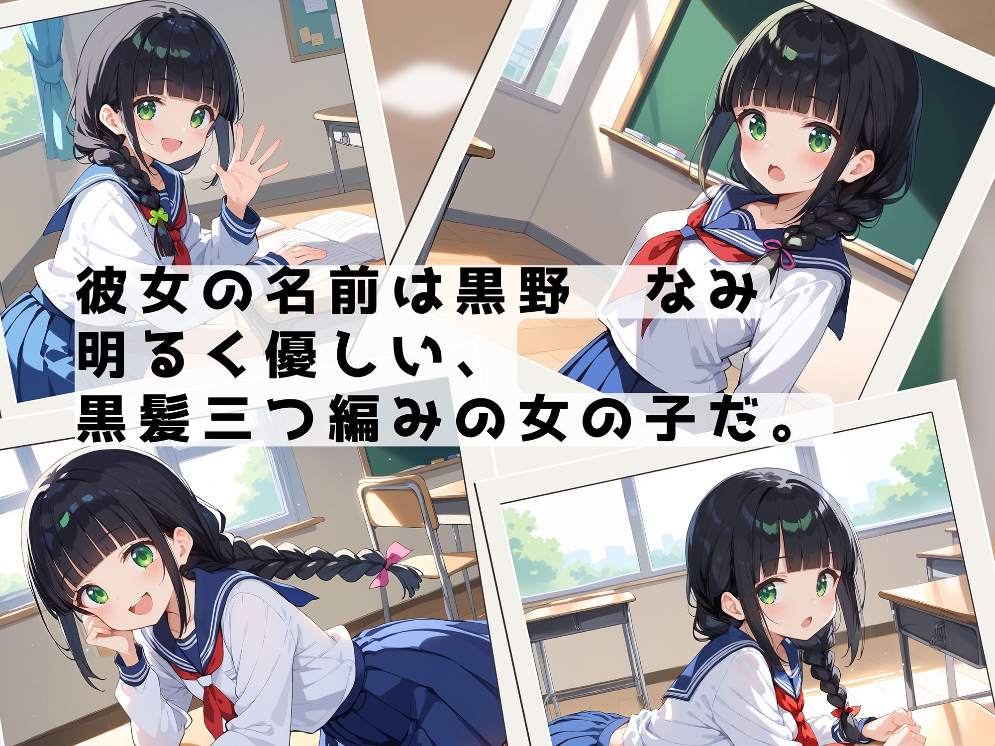 サンプル画像1:黒髪の女の子は男を誘惑する清楚ビッチ(てぃーえむ) [d_537787]