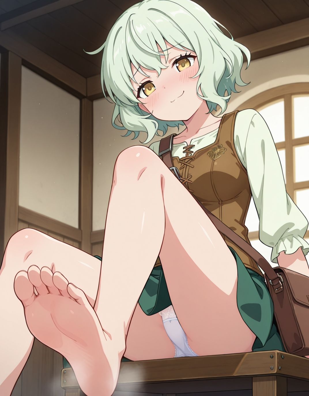 サンプル画像5:【229枚】レッタ・オルウィンのエロい足コキで大量射精したいっ！【オリジナル】［229 photos］ Letta Alwyn sexy footjob will make you cum a lot！ ［Original］(アトリエくろてふ) [d_537791]