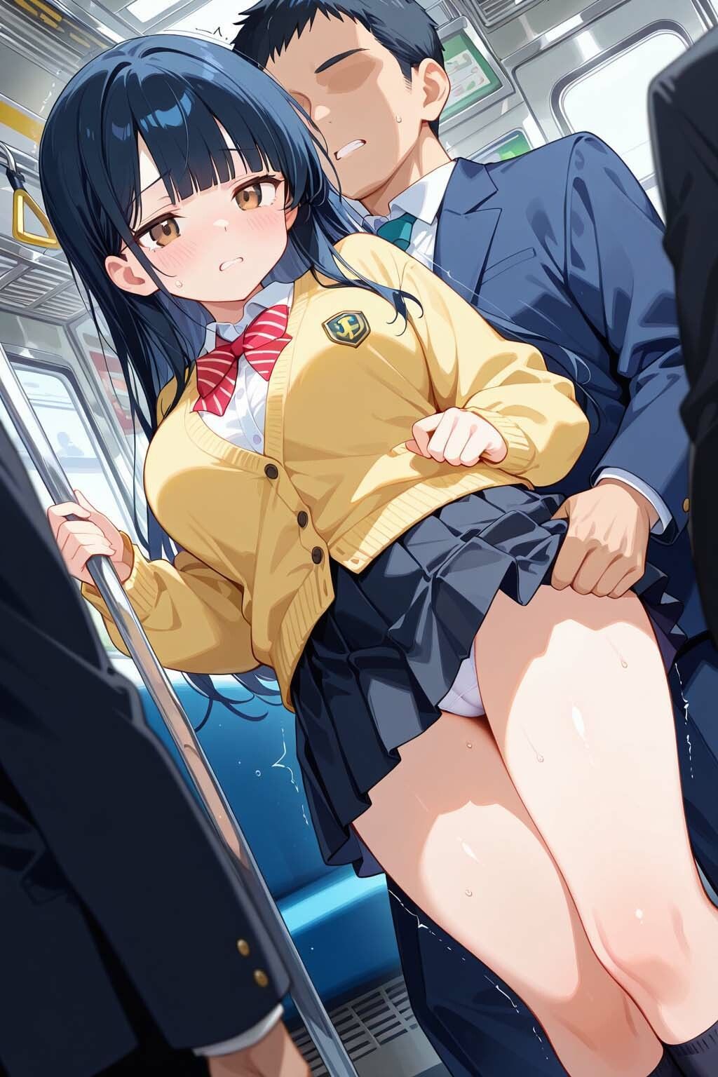 サンプル画像2:黒髪JK電車で好き放題(felicity) [d_537800]