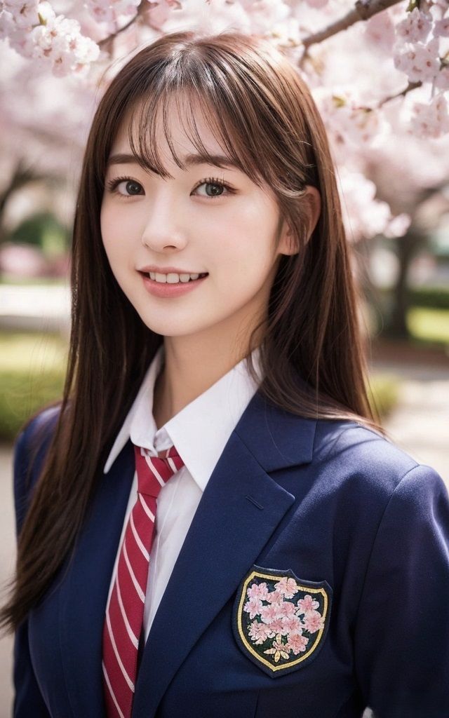 サンプル画像1:女子校生 花びら大回転(AIパラダイス出版) [d_537803]