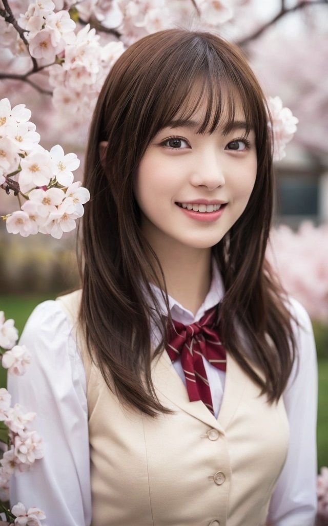 サンプル画像5:女子校生 花びら大回転(AIパラダイス出版) [d_537803]