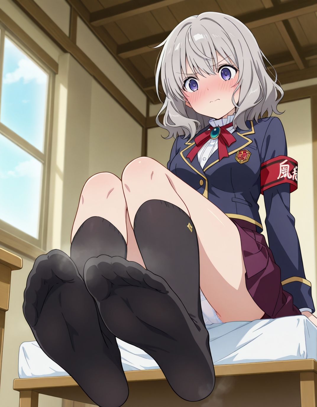 サンプル画像2:【216枚】粟津希歩のエロい足コキで大量射精したいっ！【オリジナル】［216 photos］ I want to ejaculate a lot with Awazu Noa erotic footjob！ ［Original］(アトリエくろてふ) [d_537819]