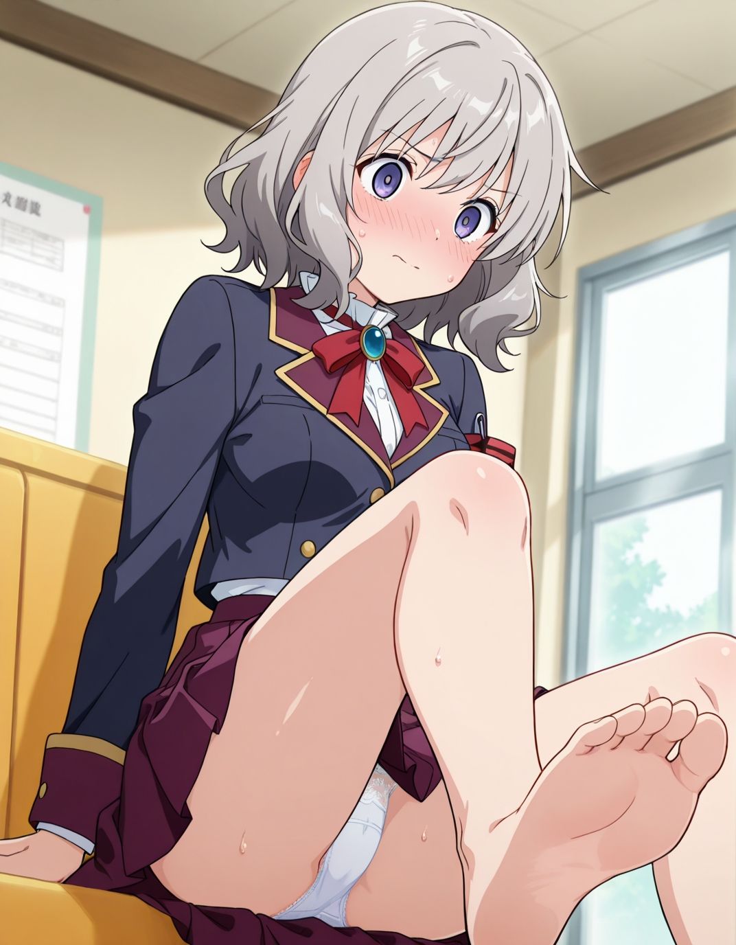 サンプル画像5:【216枚】粟津希歩のエロい足コキで大量射精したいっ！【オリジナル】［216 photos］ I want to ejaculate a lot with Awazu Noa erotic footjob！ ［Original］(アトリエくろてふ) [d_537819]