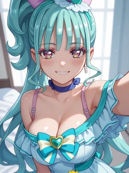 サンプル画像1:わんだふるぷりきゅあのキュアリリアンから送られてきた自撮り写真(自撮りサークル  イカスミ工房) [d_537840]