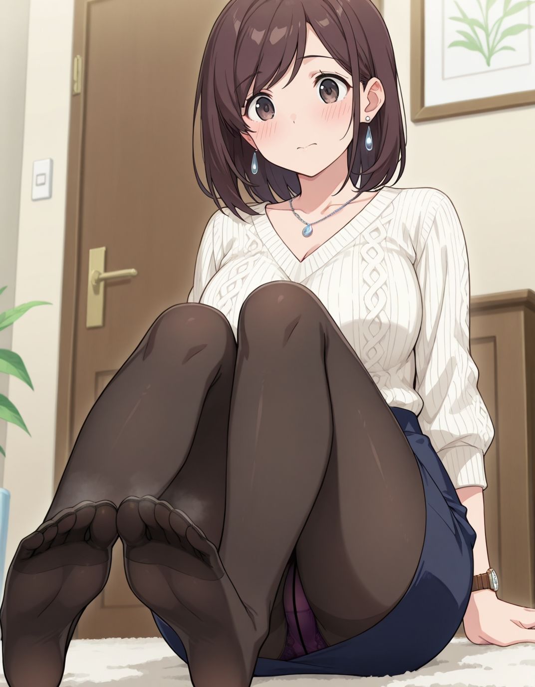 サンプル画像2:【211枚】盛野紘菜のエロい足コキで大量射精したいっ！【オリジナル】［211 photos］ I want to ejaculate a lot with Morino Hirona erotic footjob！ ［Original］(アトリエくろてふ) [d_537841]