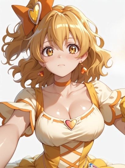 サンプル画像1:フレッシュプリキュアのキュアパインから送られてきた自撮り写真(自撮りサークル  イカスミ工房) [d_537857]