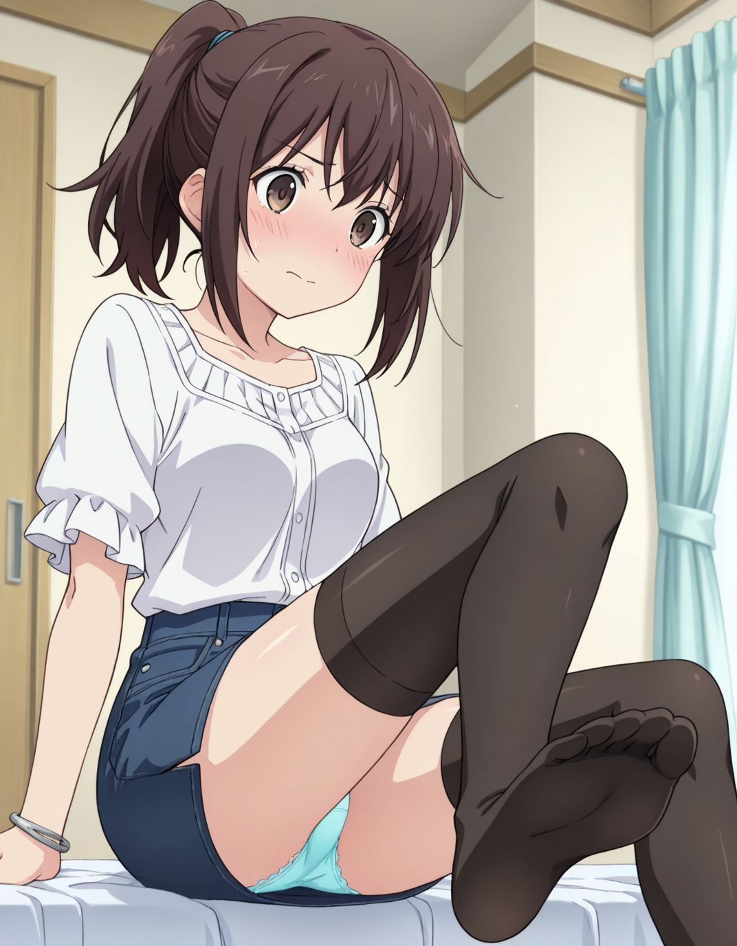 サンプル画像1:【179枚】呉羽比菜のエロい足コキで大量射精したいっ！【オリジナル】［179 photos］ I want to ejaculate a lot with Kureha Hina erotic footjob！ ［Original］(アトリエくろてふ) [d_537860]