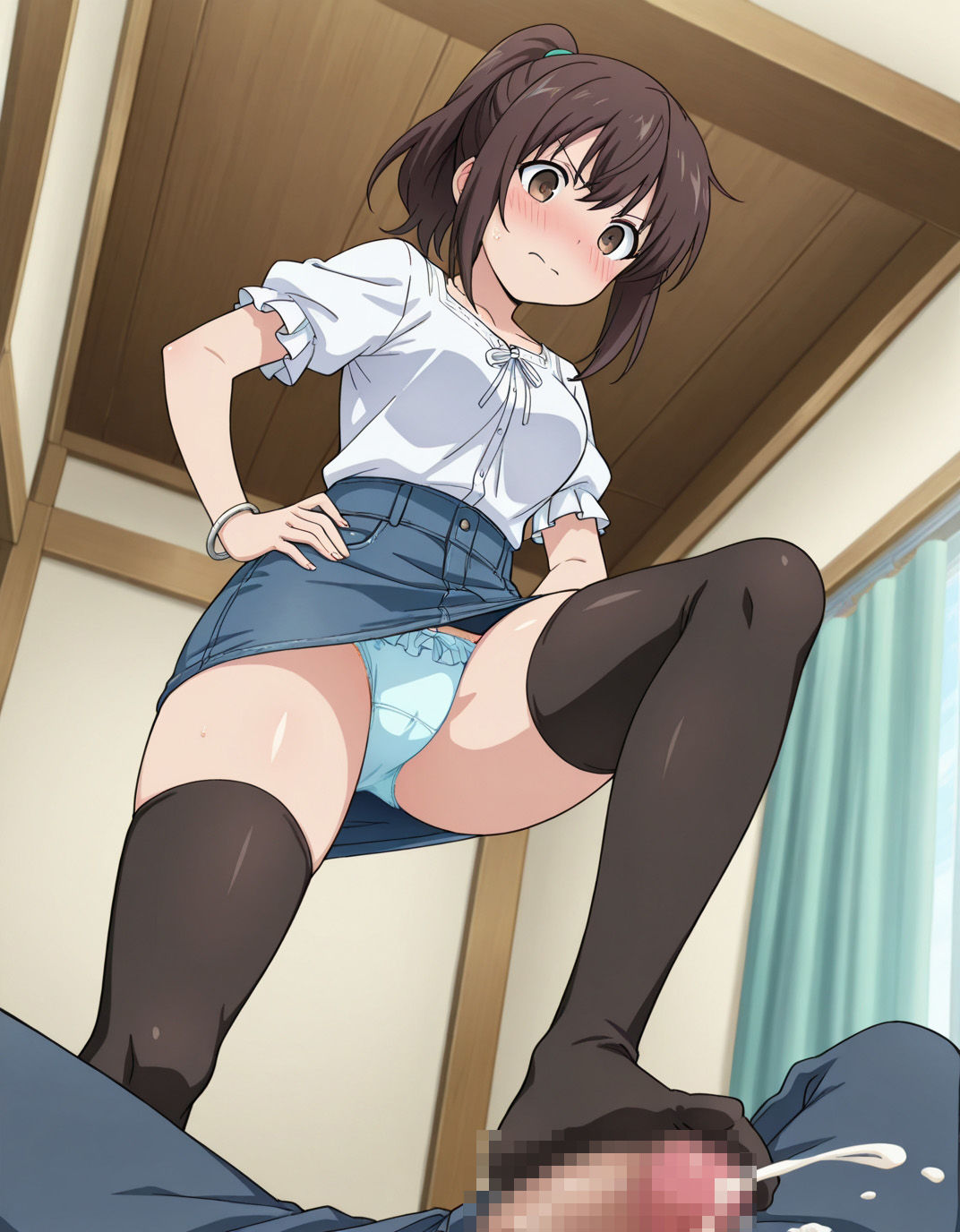 サンプル画像3:【179枚】呉羽比菜のエロい足コキで大量射精したいっ！【オリジナル】［179 photos］ I want to ejaculate a lot with Kureha Hina erotic footjob！ ［Original］(アトリエくろてふ) [d_537860]