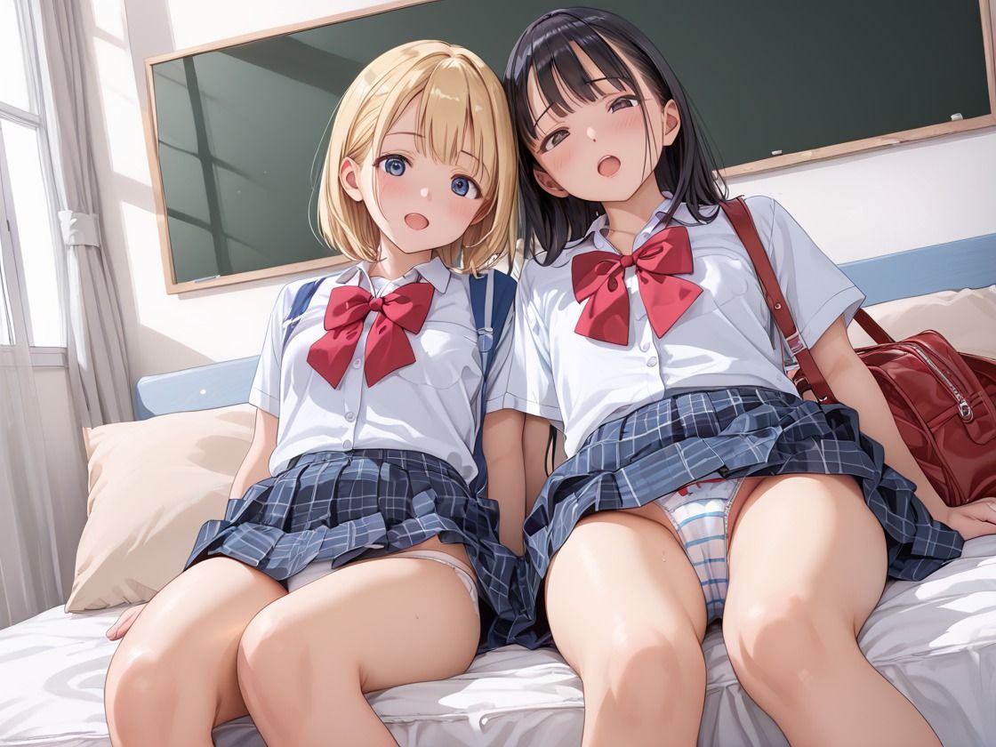 サンプル画像1:普段真面目なクラスメイトとエッチな勉強会(整い達人) [d_537972]