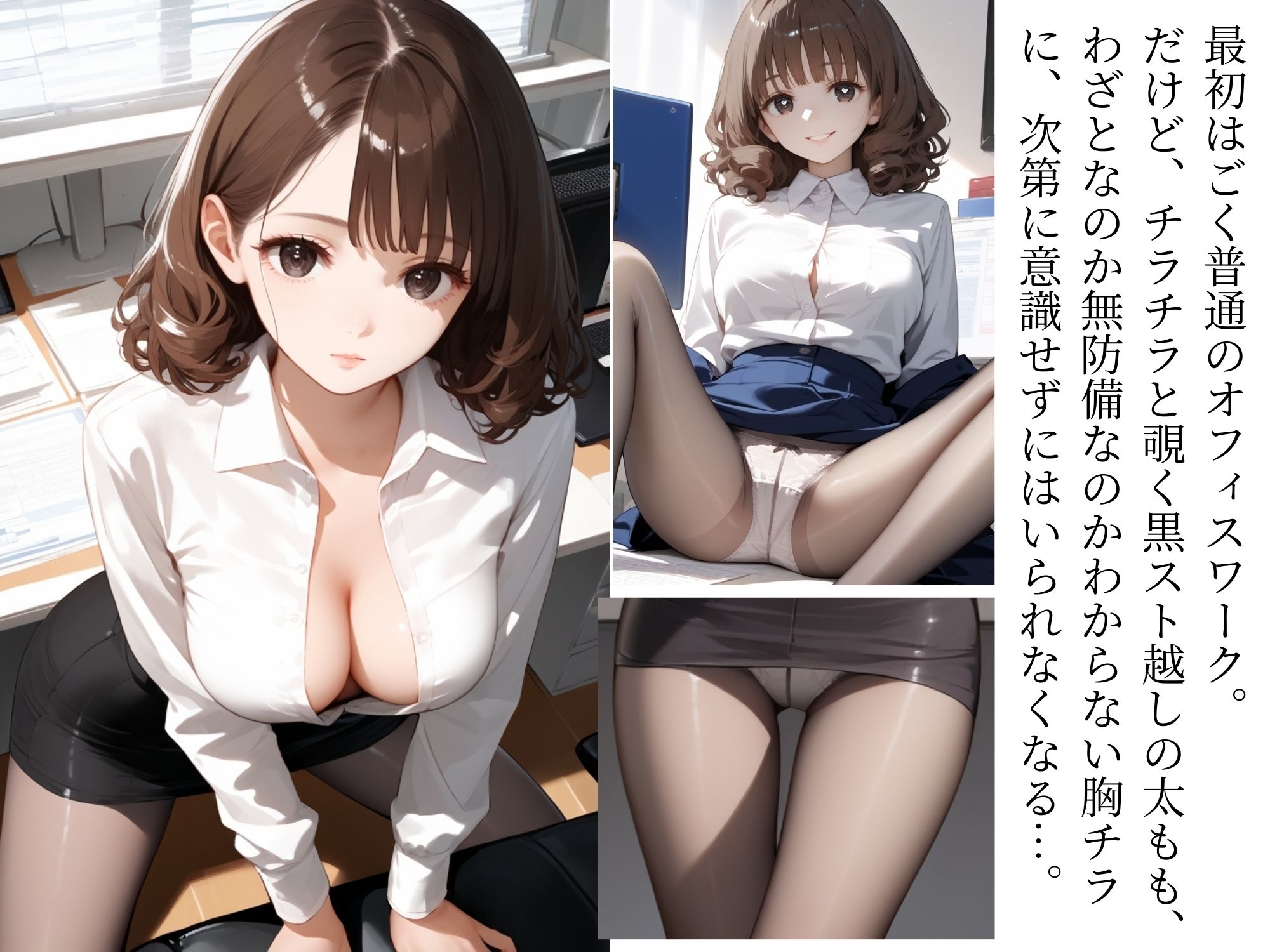 サンプル画像2:【社外秘】「ご要望があれば、なんでも…？」淫らな秘書の濃厚ご奉仕(ほむんくるす) [d_538125]