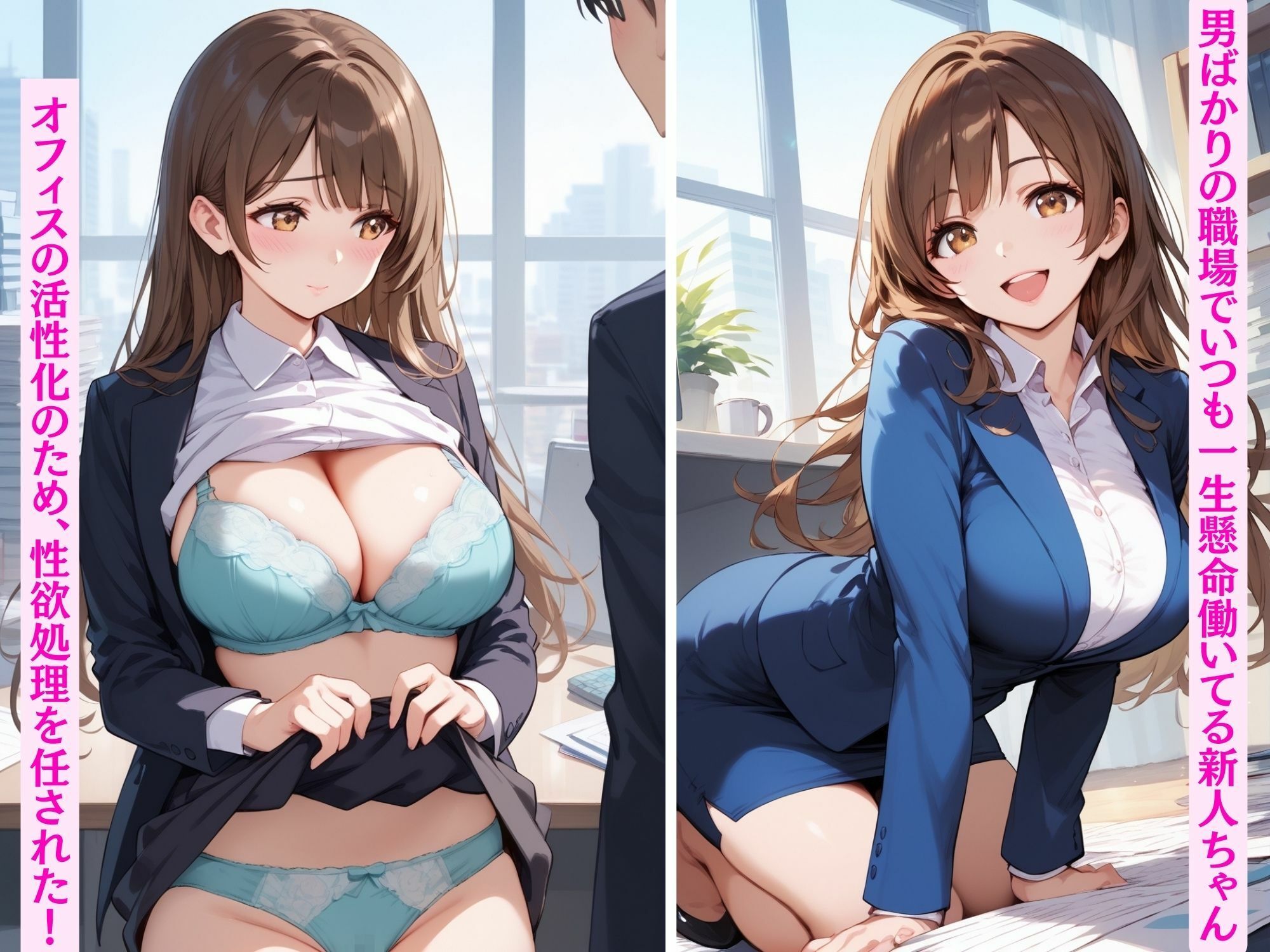 サンプル画像1:可愛い新人OLちゃんはボクらの性欲処理担当(みるくさんど) [d_538138]