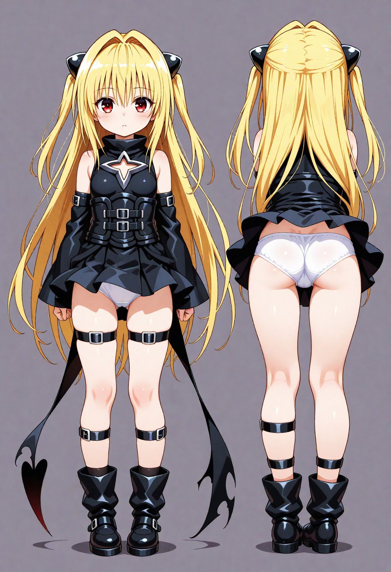 サンプル画像1:立ち絵とローアングル4【幼少期風】(Lunarith) [d_538152]