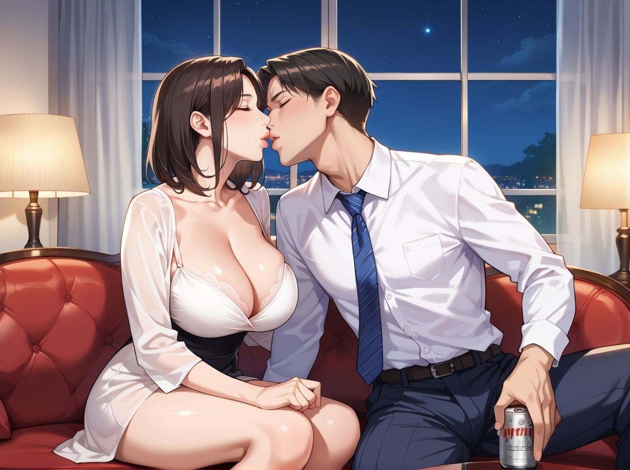 サンプル画像2:人妻になった元カノと 朝まで溺れるセックス(妄想マカロン) [d_538161]