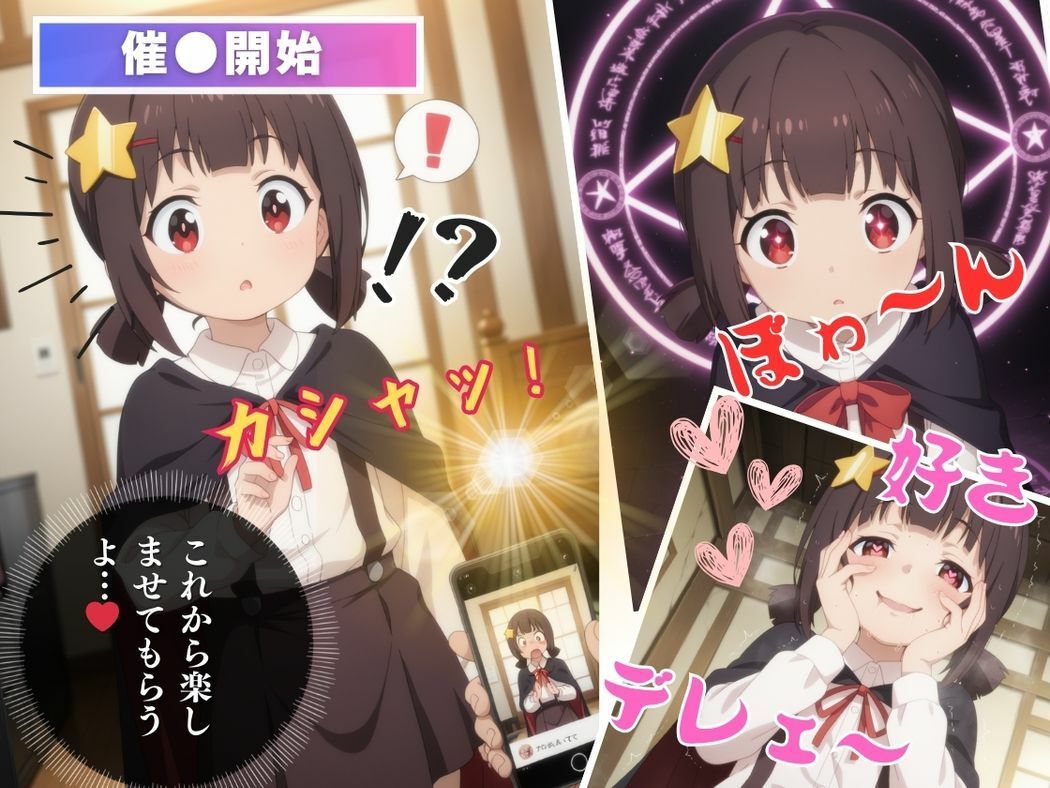 サンプル画像6:アプリに魅入られた魔族(ねこぱんち) [d_538297]