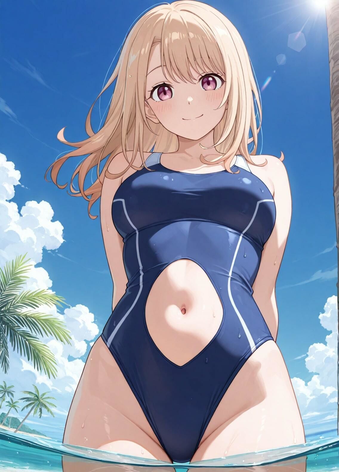 サンプル画像2:「黒岩メダカに私の可愛いが通じない」川井モナ  セクシー写真集3（全500枚）(人の海) [d_538424]