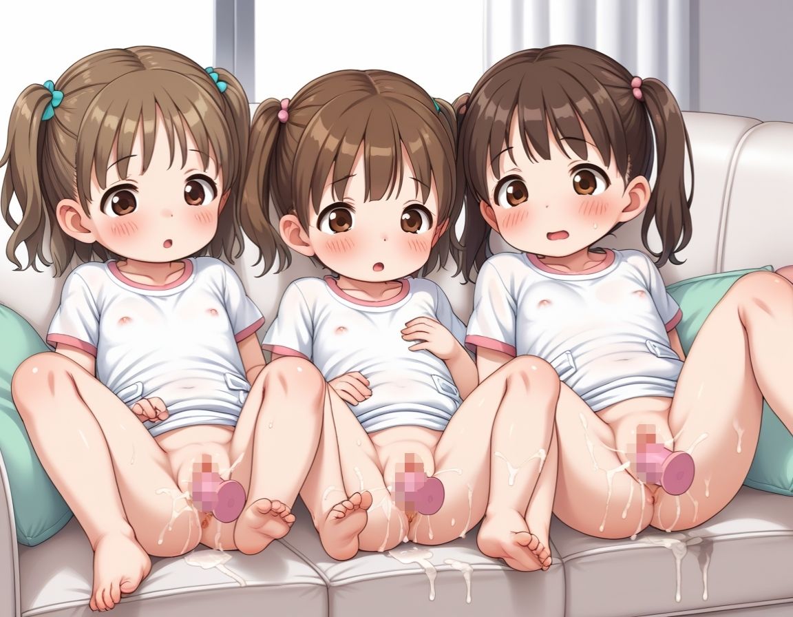 半熟つるぺたロリ姉妹に中出し三昧 サンプル画像 8