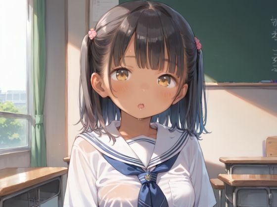 サンプル画像1:褐色ロリ学生と居残り種付け授業(むちむちウサギ) [d_538449]