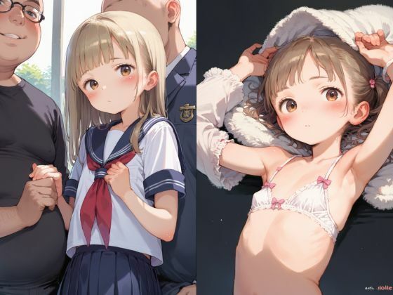 サンプル画像3:制服少女 【放課後に性指導編】(ろりろり) [d_538515]