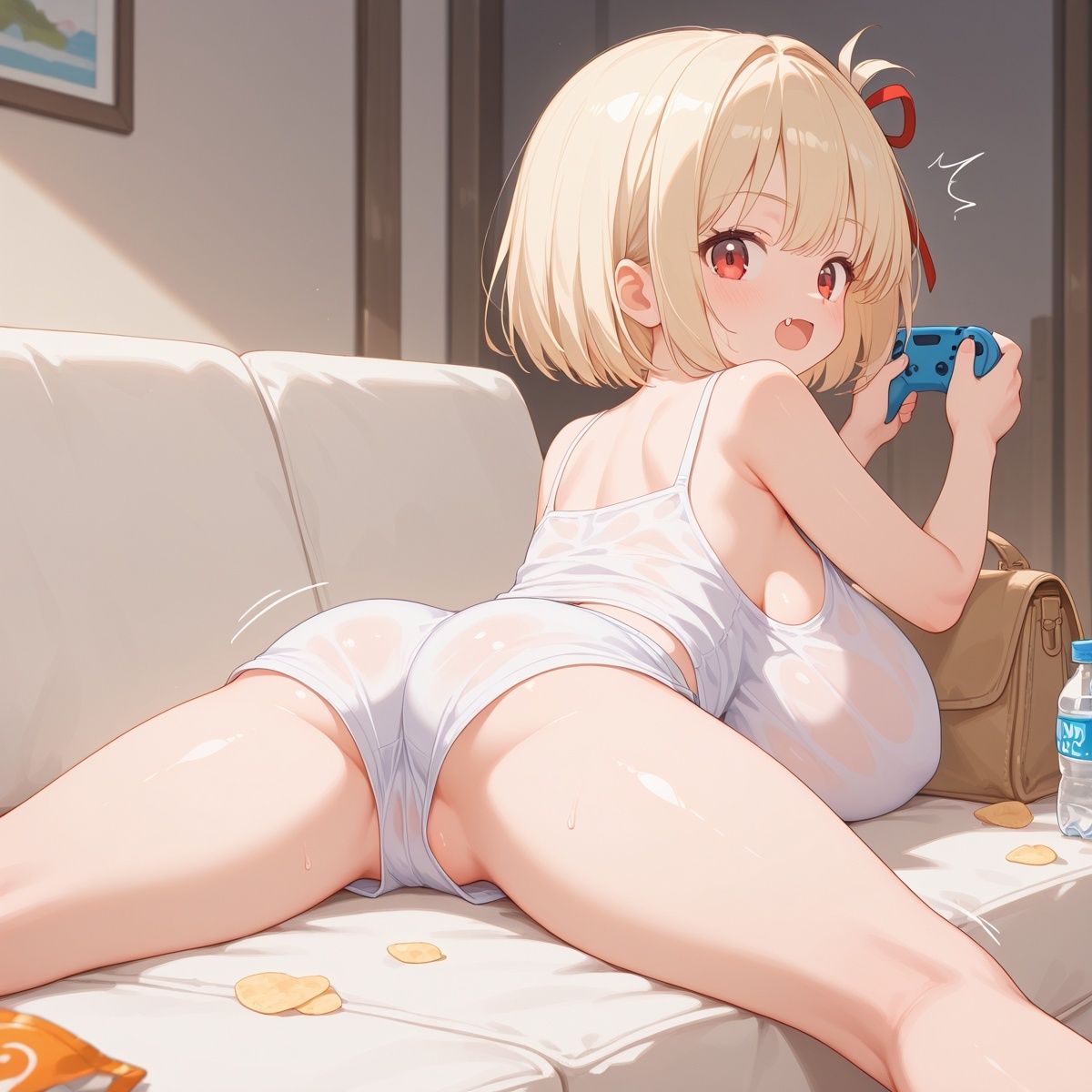 ミニ巨乳になった千〇と同棲性活 ろりきょぱーく エロ画像6
