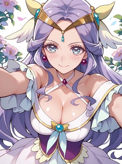 サンプル画像1:ヒーリングっど？プリキュアのキュアアースから送られてきた自撮り写真(自撮りサークル  イカスミ工房) [d_538600]