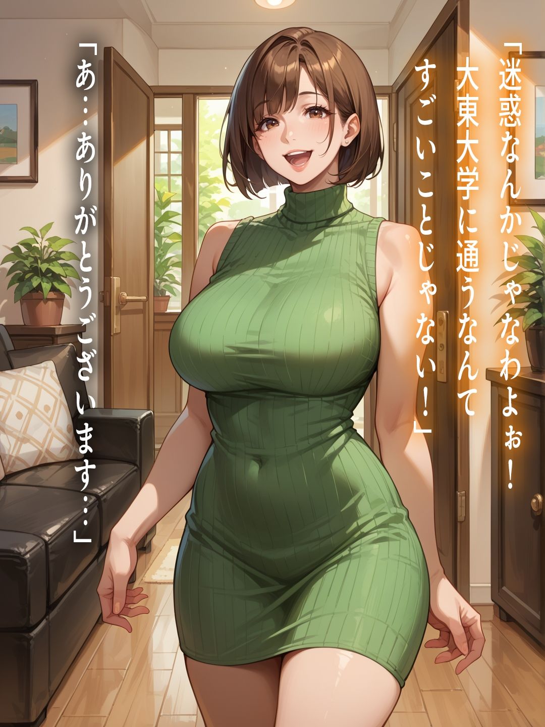 サンプル画像1:巨乳人妻とねっとりSEX〜僕を誘惑する叔父の妻〜(コロッケ) [d_538624]