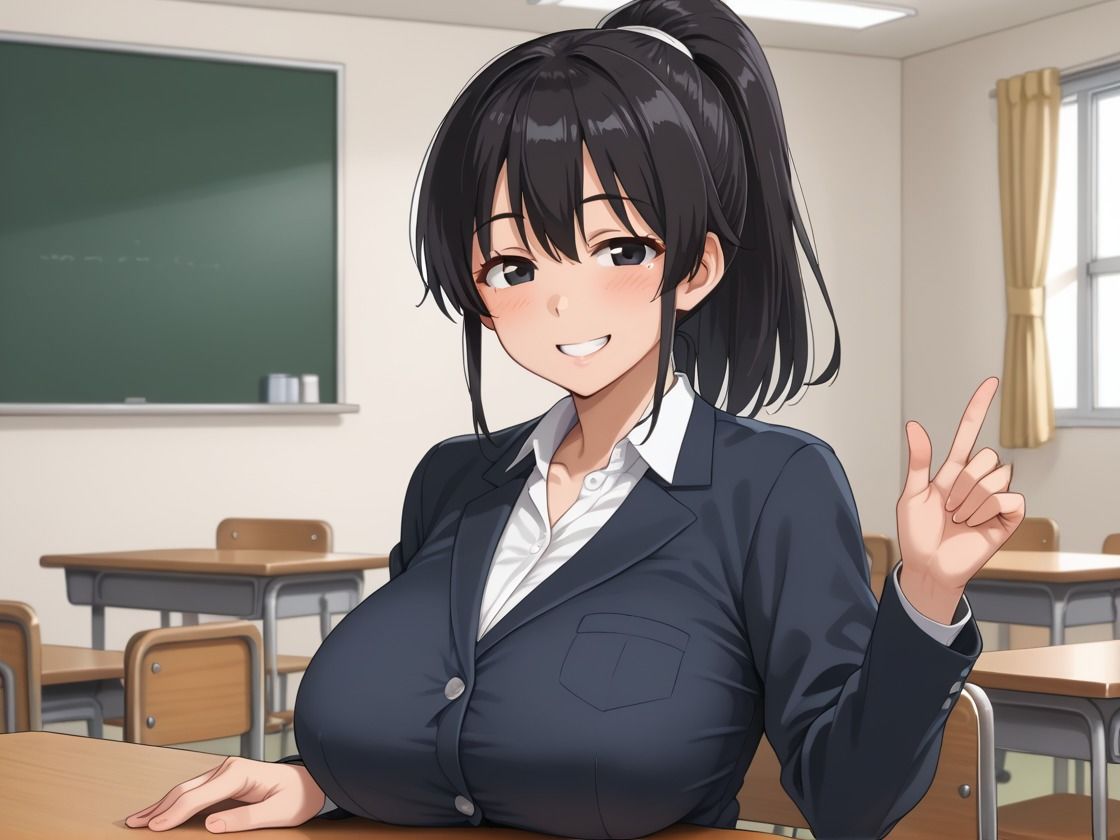 サンプル画像1:催●学園 巨乳過ぎて生徒指導される(デスピール) [d_538725]