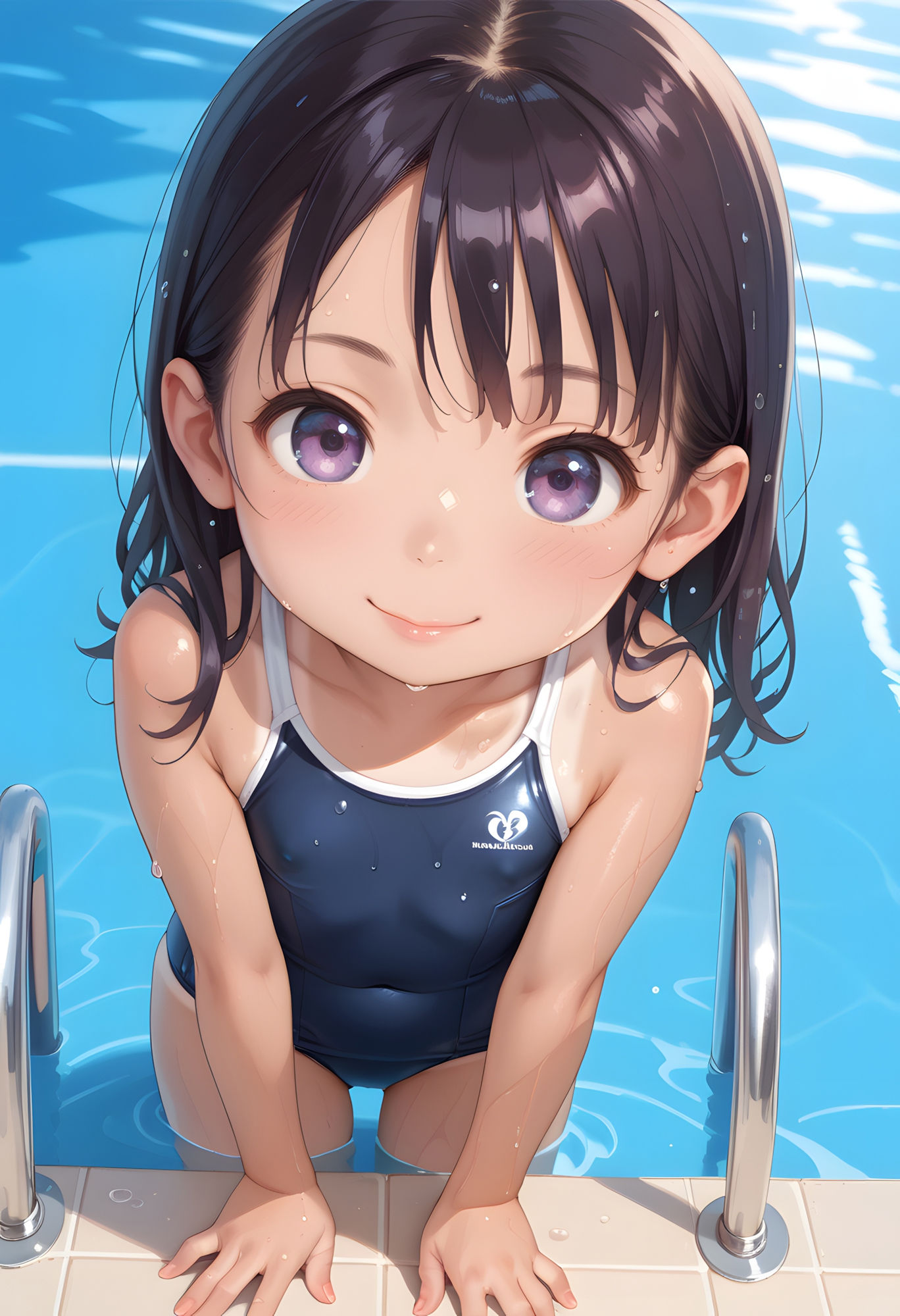 ちっぱい in the pool  水着で/全裸で/プールサイドで/更衣室で/水中で… 週刊ロリポップサンデー エロ画像4