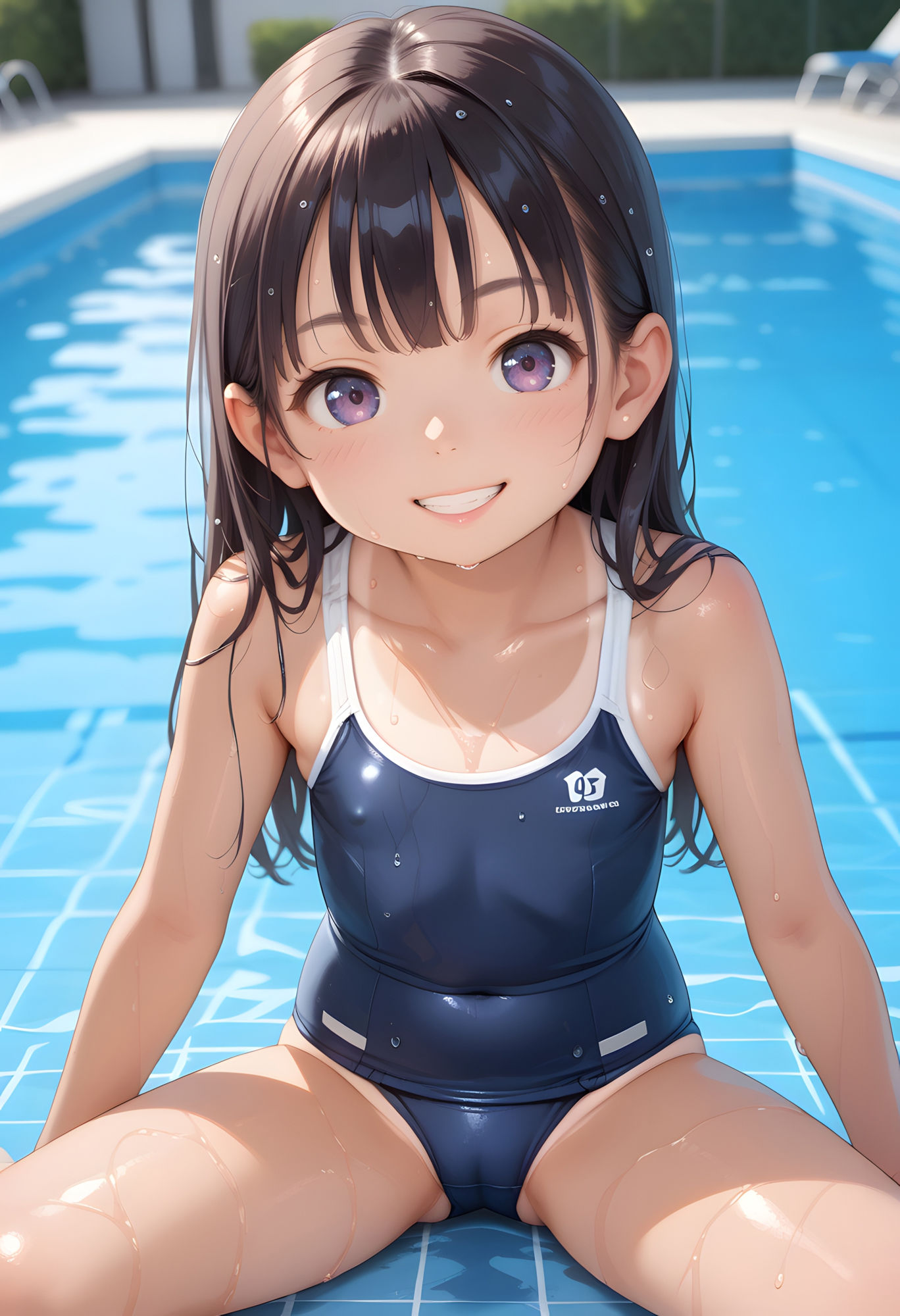 ちっぱい in the pool  水着で/全裸で/プールサイドで/更衣室で/水中で… 週刊ロリポップサンデー エロ画像6