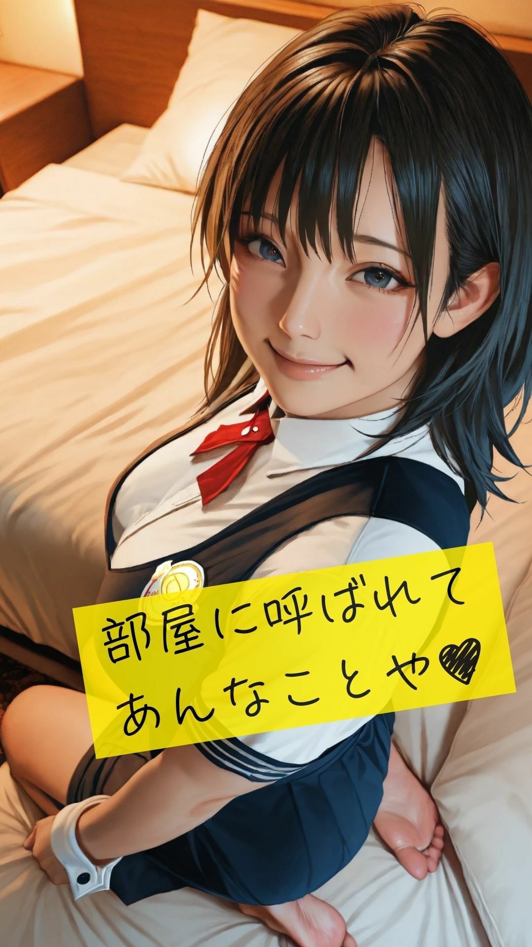 サンプル画像2:バイト先の人妻に部屋に誘われ抜かれまくったVol31(きれいなAIお姉さん) [d_538826]