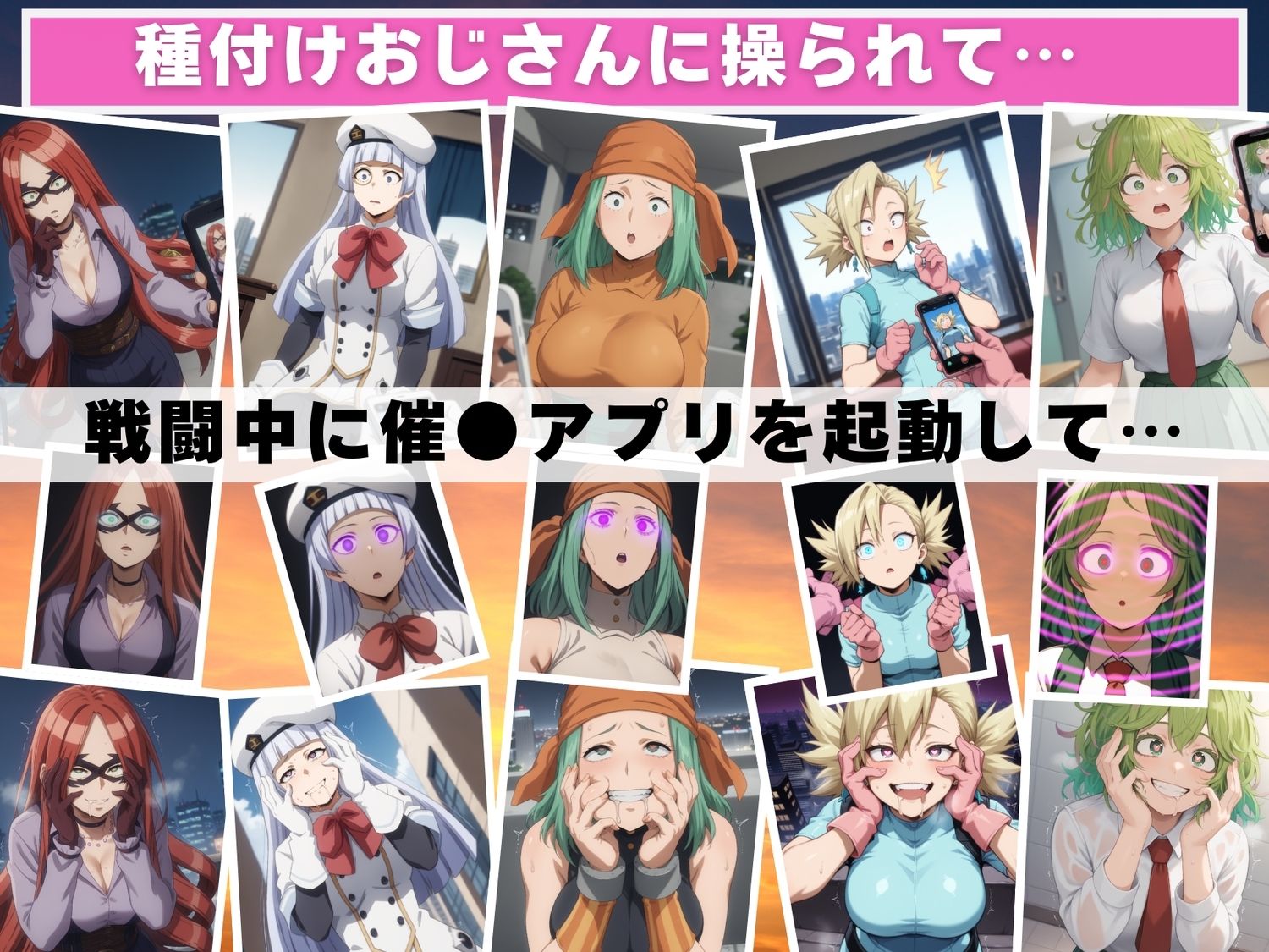 サンプル画像1:【催●アプリ】僕らのヒーロー寝取られ戦記 〜操られた傑物学園の仲間たち〜(もふもふピクセルズ) [d_538860]