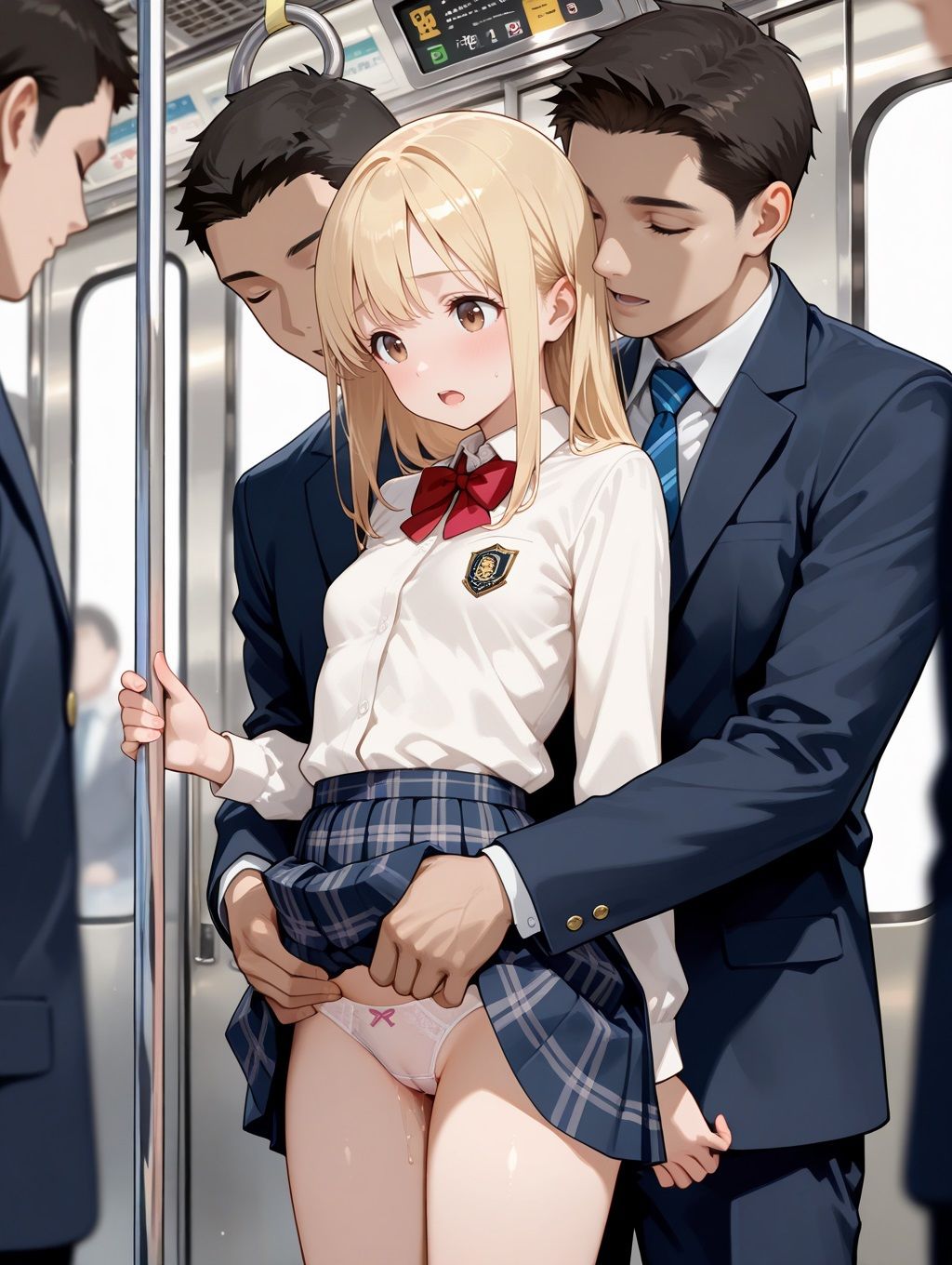 サンプル画像1:中出し痴●電車(デカめろん) [d_538883]