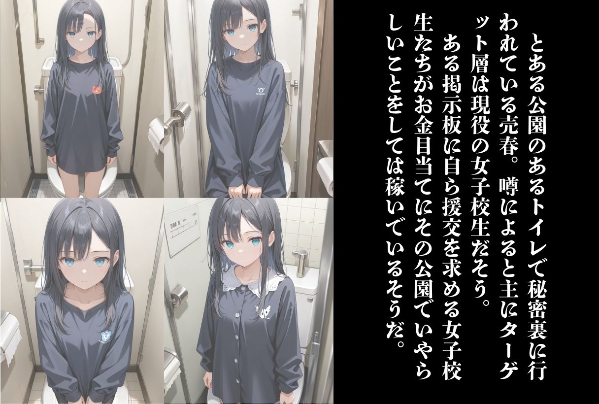 サンプル画像1:地獄の断末魔ートイレ売春ー(鴨の家) [d_538956]