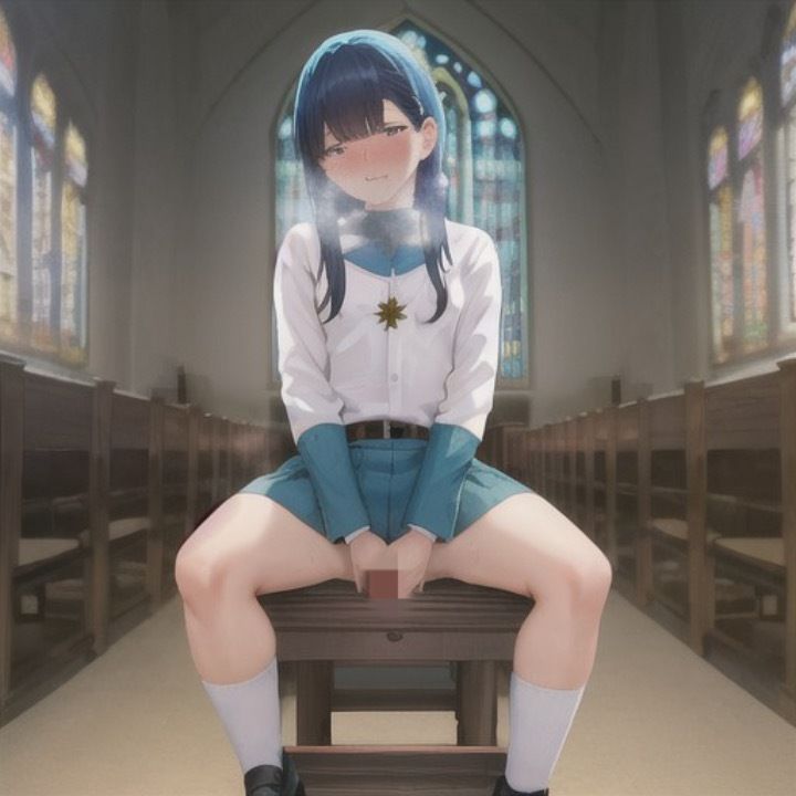 性欲限界突破シスター  青髪ちゃん編 画像1