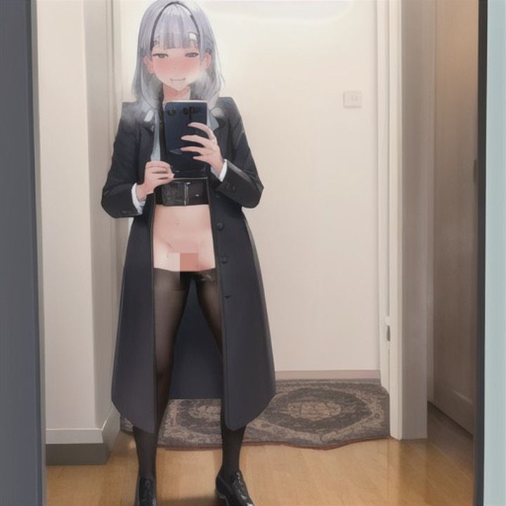 サンプル画像5:私のエロ自撮り欲しい人いる？  銀髪ちゃん編(まんまんちん) [d_538988]