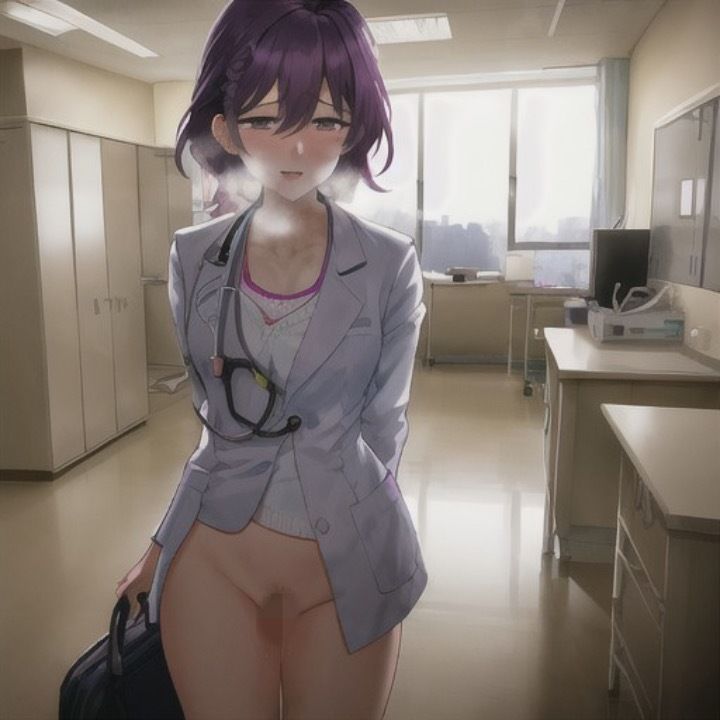 サンプル画像3:えっちな女医さんがいる病院  紫髪ちゃん編(まんまんちん) [d_539023]