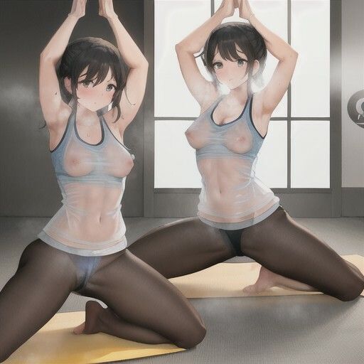 サンプル画像3:スッケスケ！？エロフィットネスクラブ  黒髪ちゃん編(まんまんちん) [d_539028]