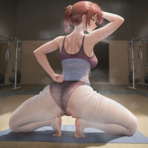 サンプル画像3:スッケスケ！？エロフィットネスクラブ  赤髪ちゃん編(まんまんちん) [d_539078]