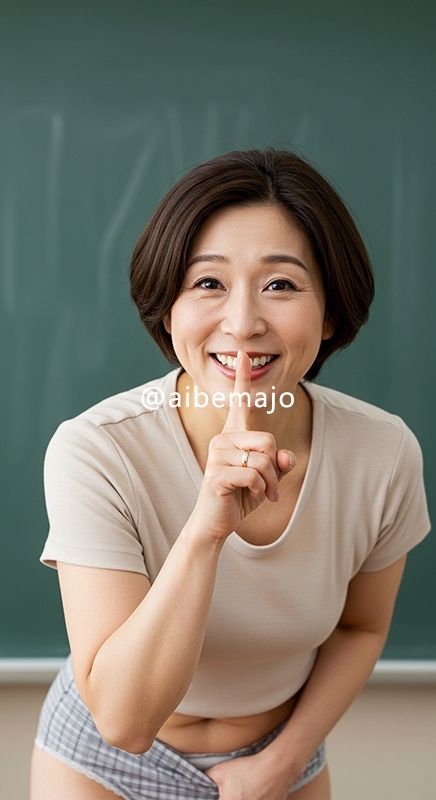 サンプル画像1:【おかず専用】妄想美魔女〜合格祝いママ教師パンツ7〜(AI美魔女) [d_539188]