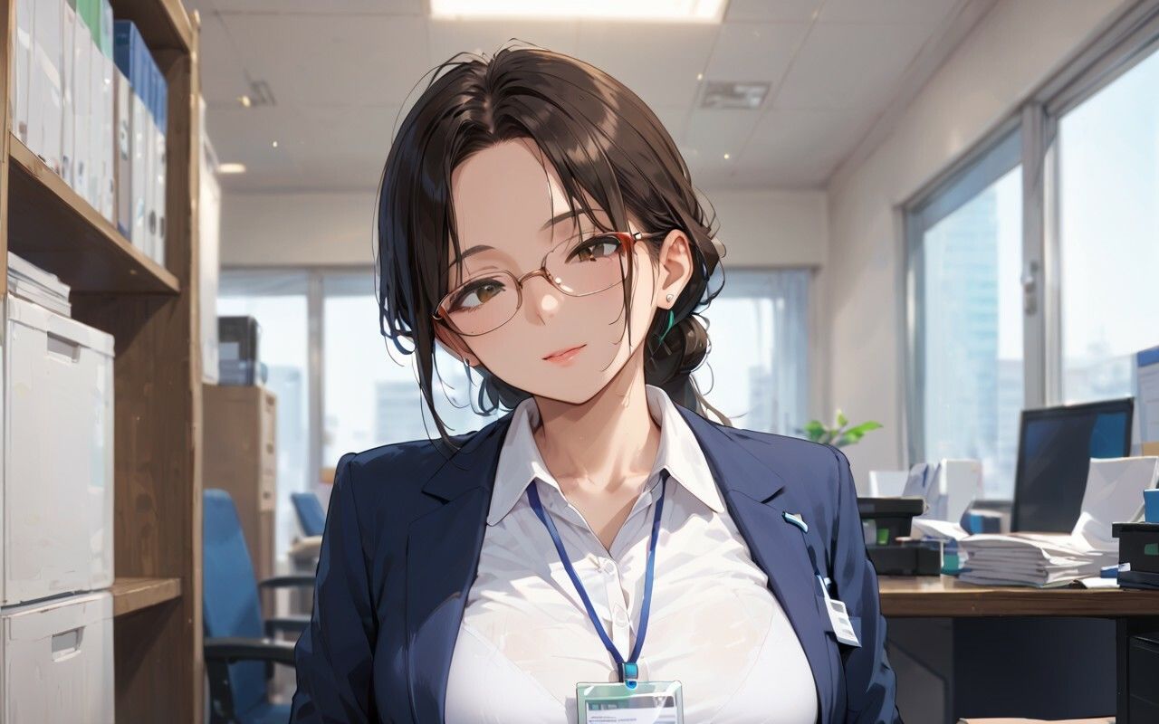 サンプル画像1:人妻孕ませ -女上司とイケない関係-(つきよみくん) [d_539217]