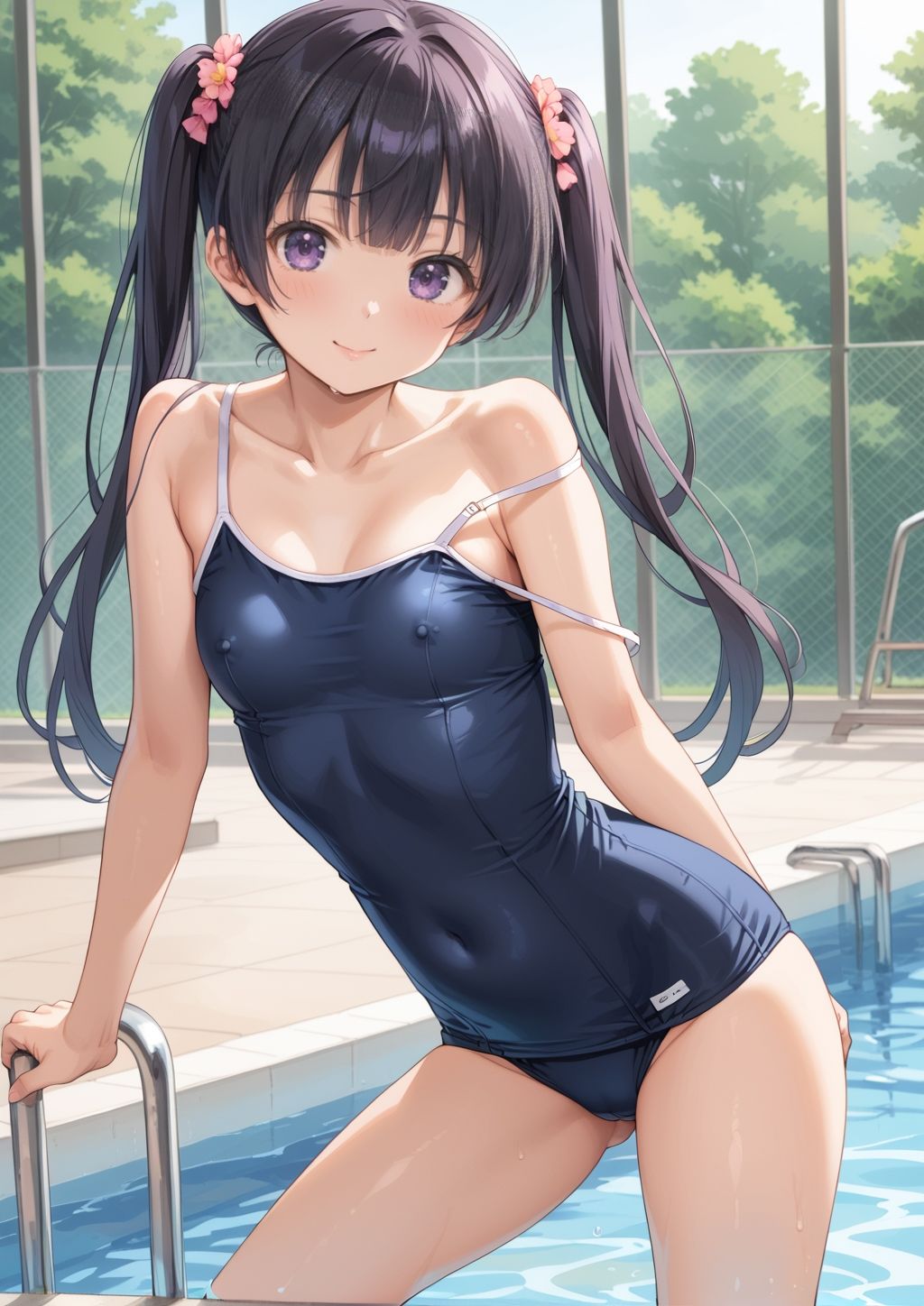 サンプル画像2:スクール水着の秘密(虹色アートワークス) [d_539241]