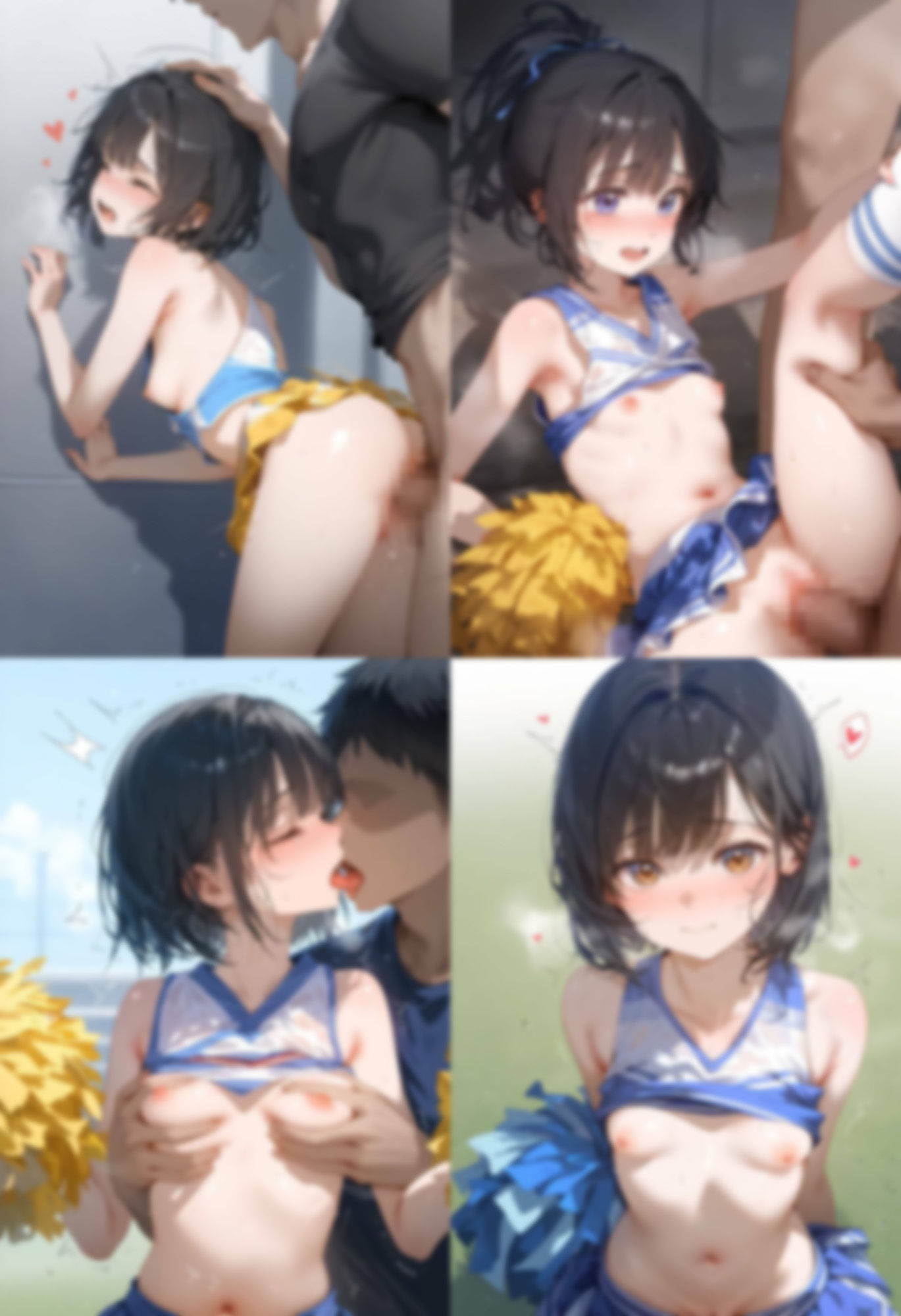 ちっぱい性欲処理係黒髪チアガール_6