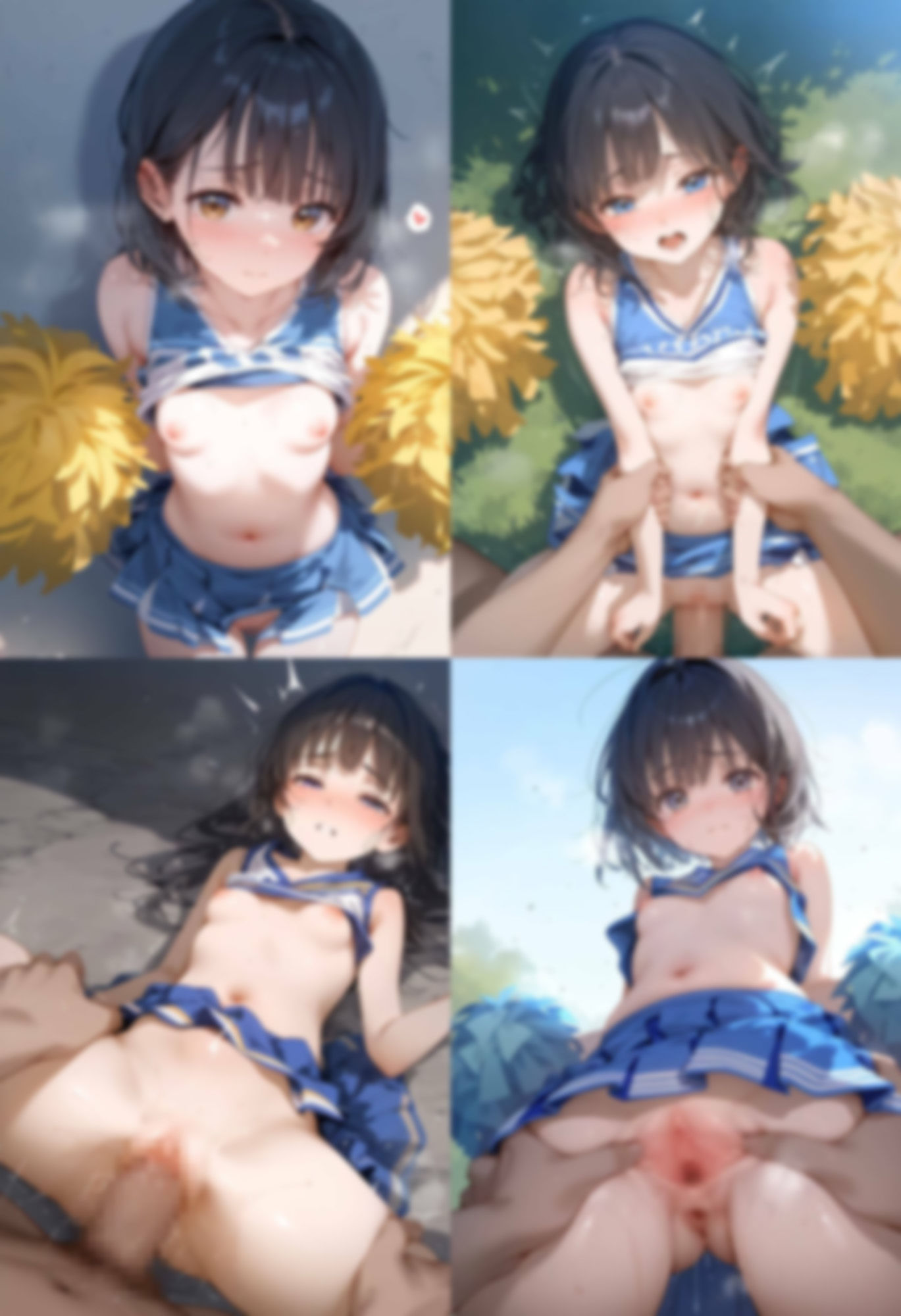 ちっぱい性欲処理係黒髪チアガール_8