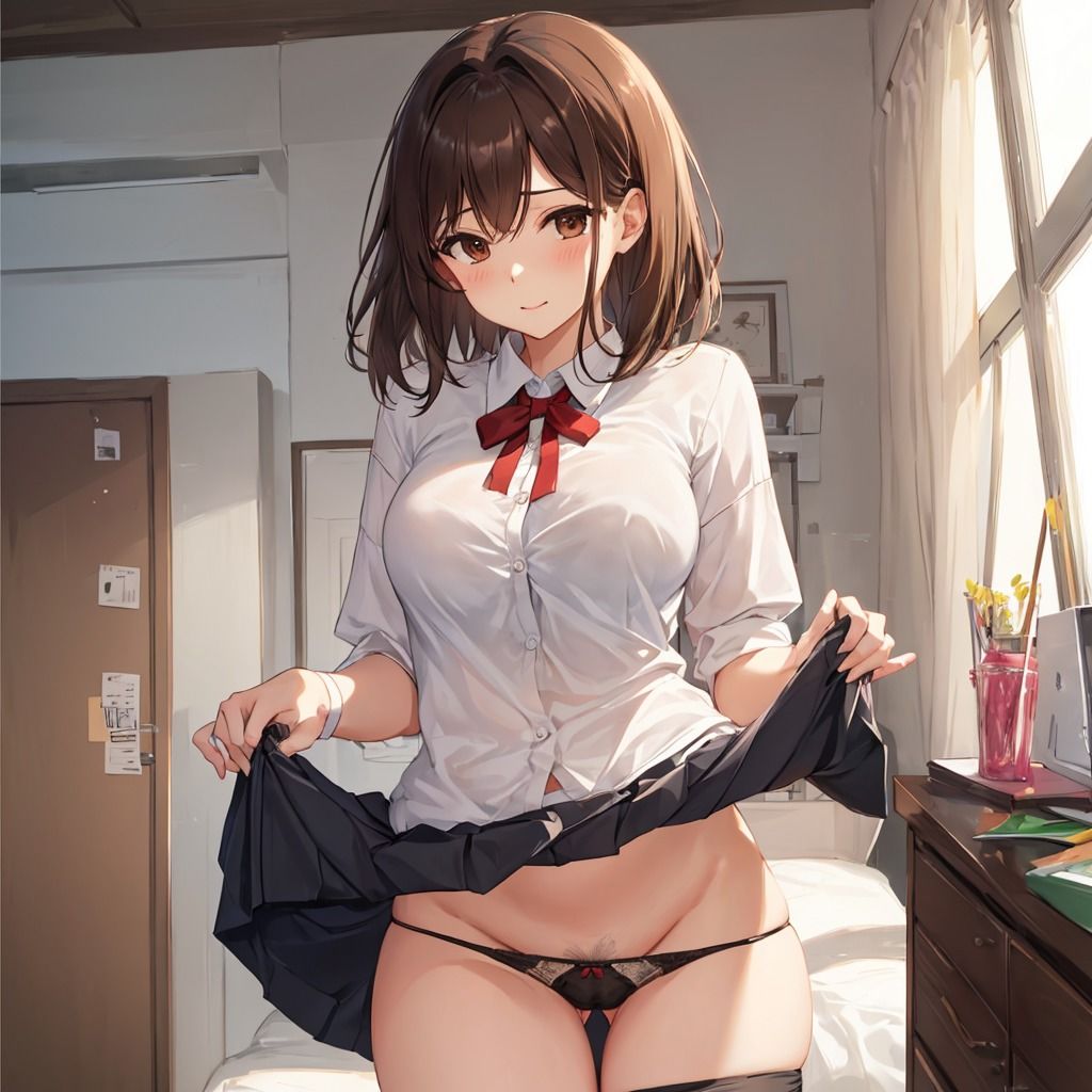 サンプル画像2:無垢なJKと乱れ狂う(ぷるふわ) [d_539336]