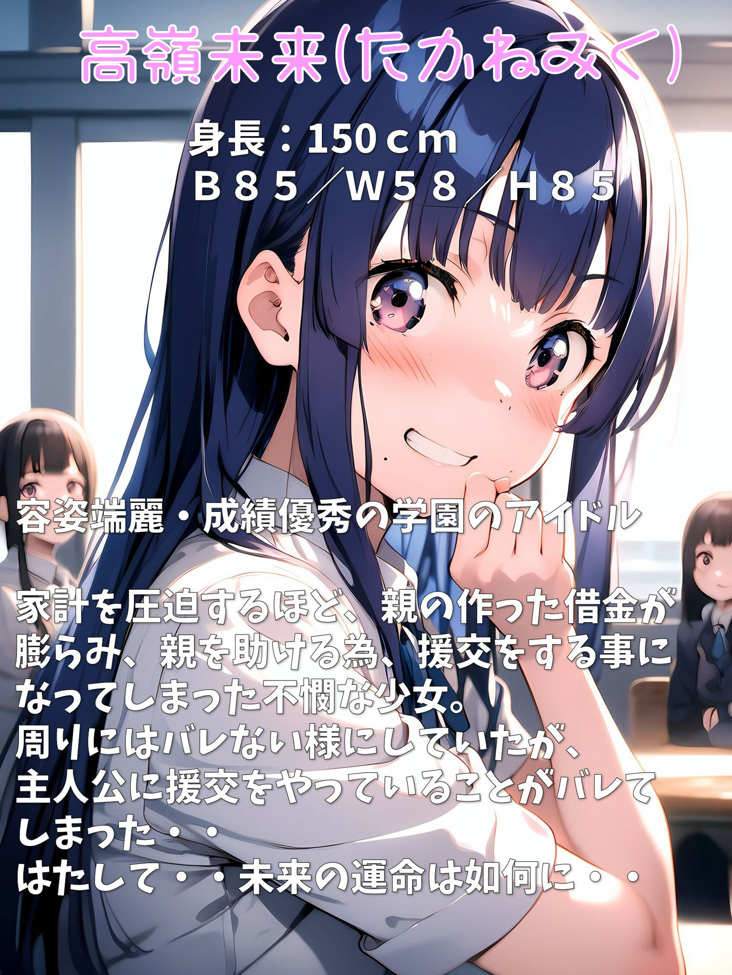 サンプル画像1:援交の代償 彼女の秘密を知ってしまったからにはしっかりハメてしまおう(ジェル工房) [d_539377]