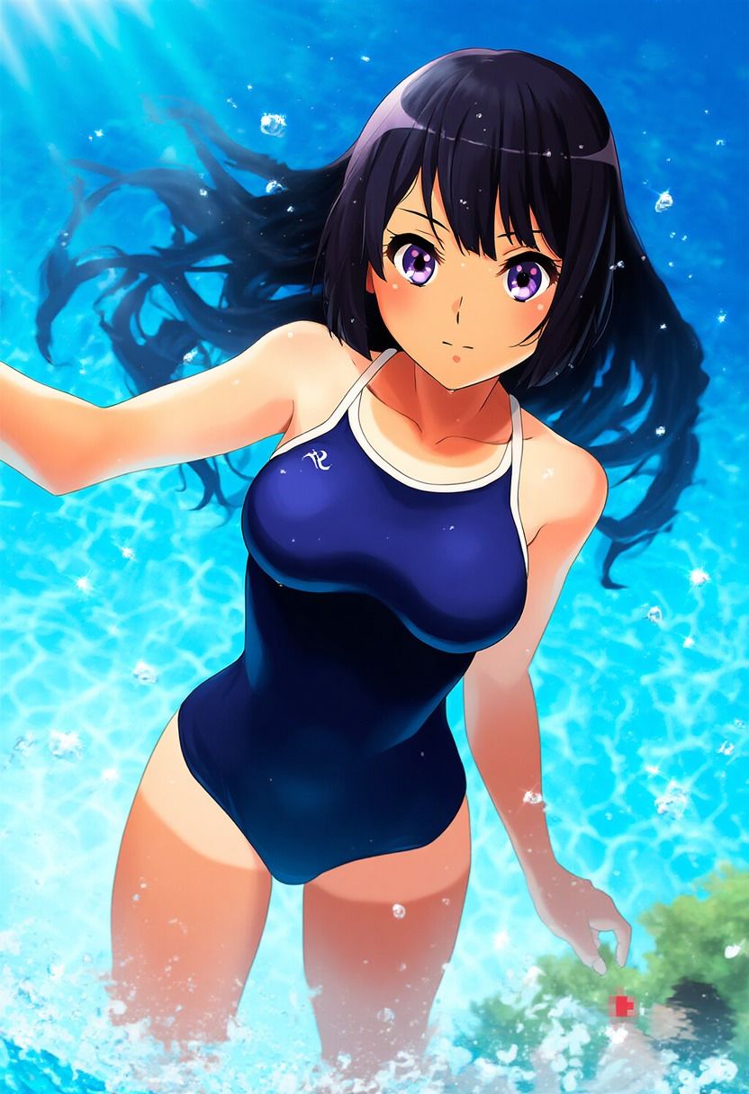 サンプル画像1:こんがりぐいぐいくるスク水レイナ〇(潮吹きジョニー) [d_539463]